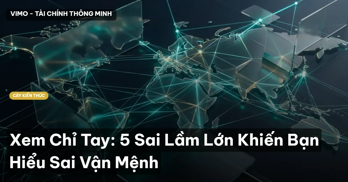 Xem Chỉ Tay: 5 Sai Lầm Lớn Khiến Bạn Hiểu Sai Vận Mệnh