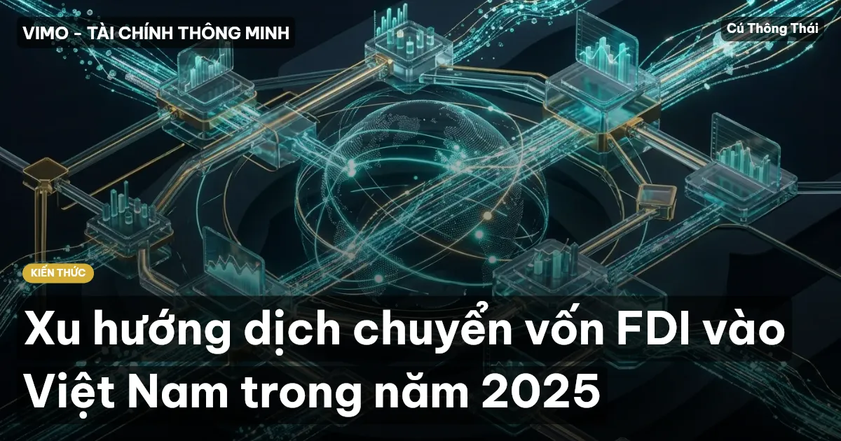 Xu hướng dịch chuyển vốn FDI vào Việt Nam trong năm 2025