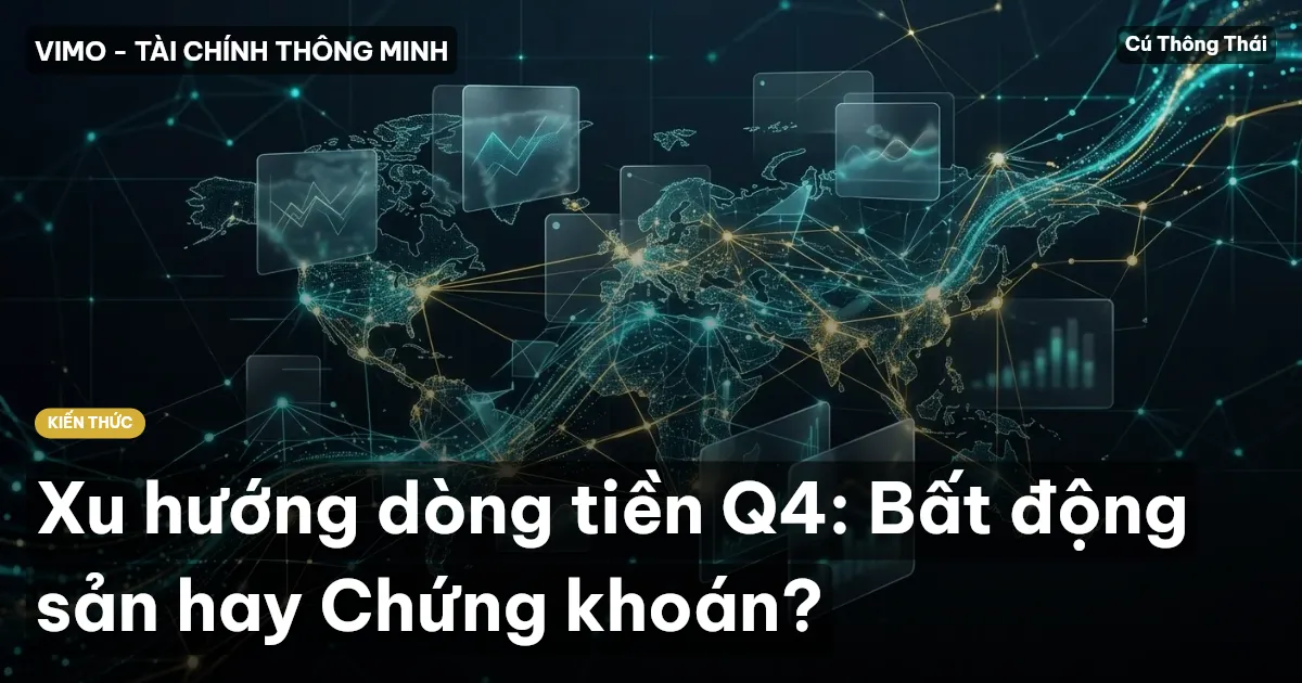 Xu hướng dòng tiền Q4: Bất động sản hay Chứng khoán?