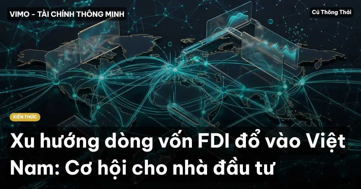 Xu hướng dòng vốn FDI đổ vào Việt Nam: Cơ hội cho nhà đầu tư