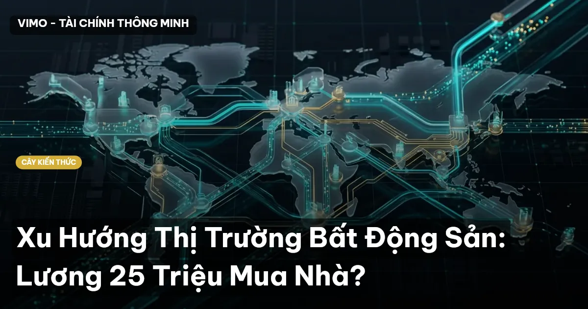 Xu Hướng Thị Trường Bất Động Sản: Lương 25 Triệu Mua Nhà?