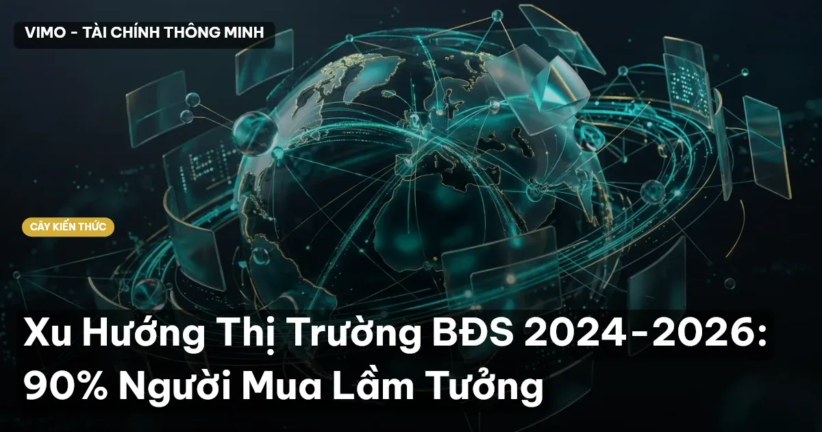 Xu Hướng Thị Trường BĐS 2024-2026: 90% Người Mua Lầm Tưởng