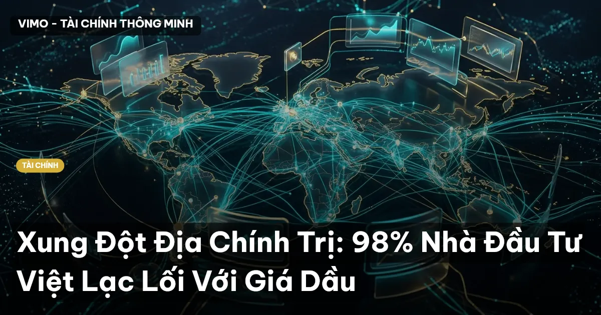 Xung Đột Địa Chính Trị: 98% Nhà Đầu Tư Việt Lạc Lối Với Giá Dầu
