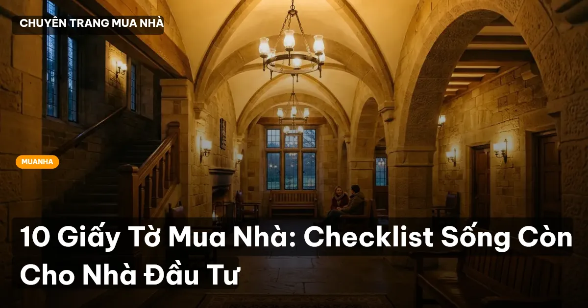 giấy tờ mua nhà