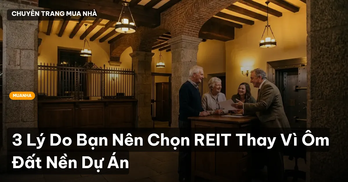 3 Lý Do Bạn Nên Chọn REIT Thay Vì Ôm Đất Nền Dự Án