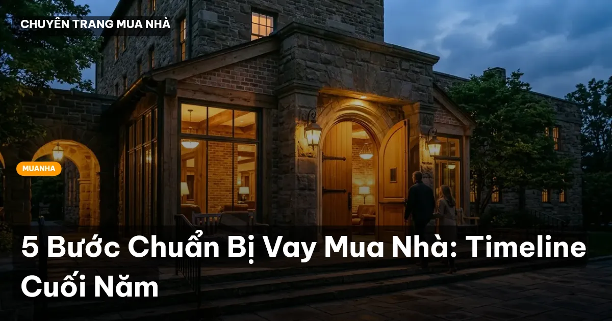 5 Bước Chuẩn Bị Vay Mua Nhà: Timeline Cuối Năm