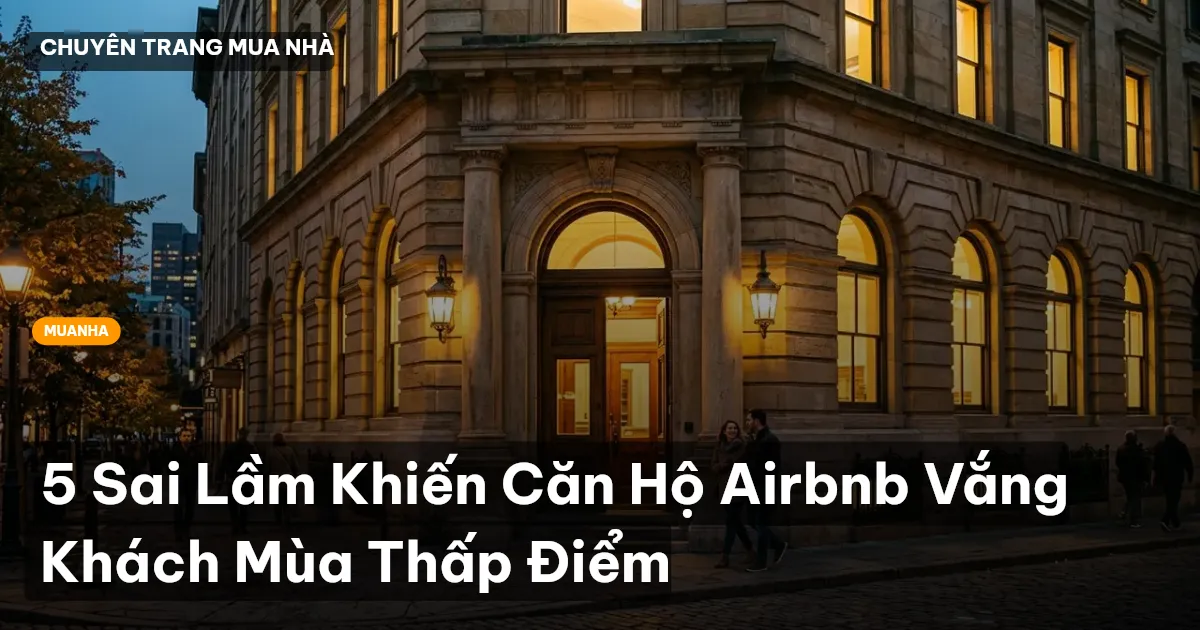 Airbnb vắng khách