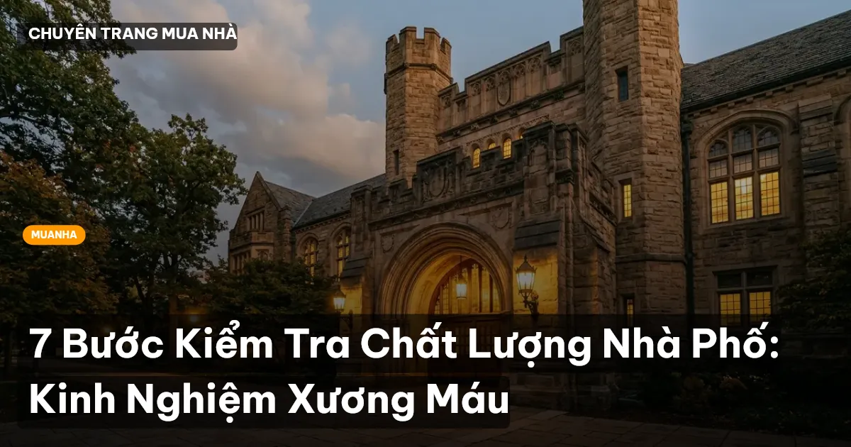 kiểm tra nhà phố
