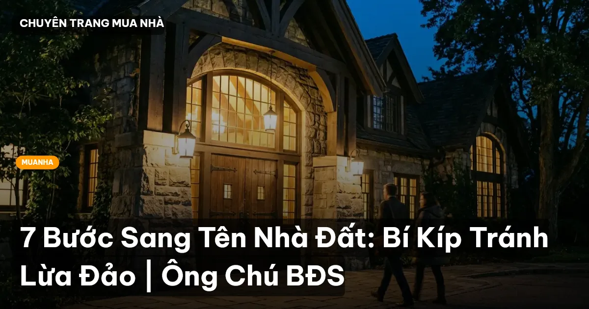 sang tên nhà đất