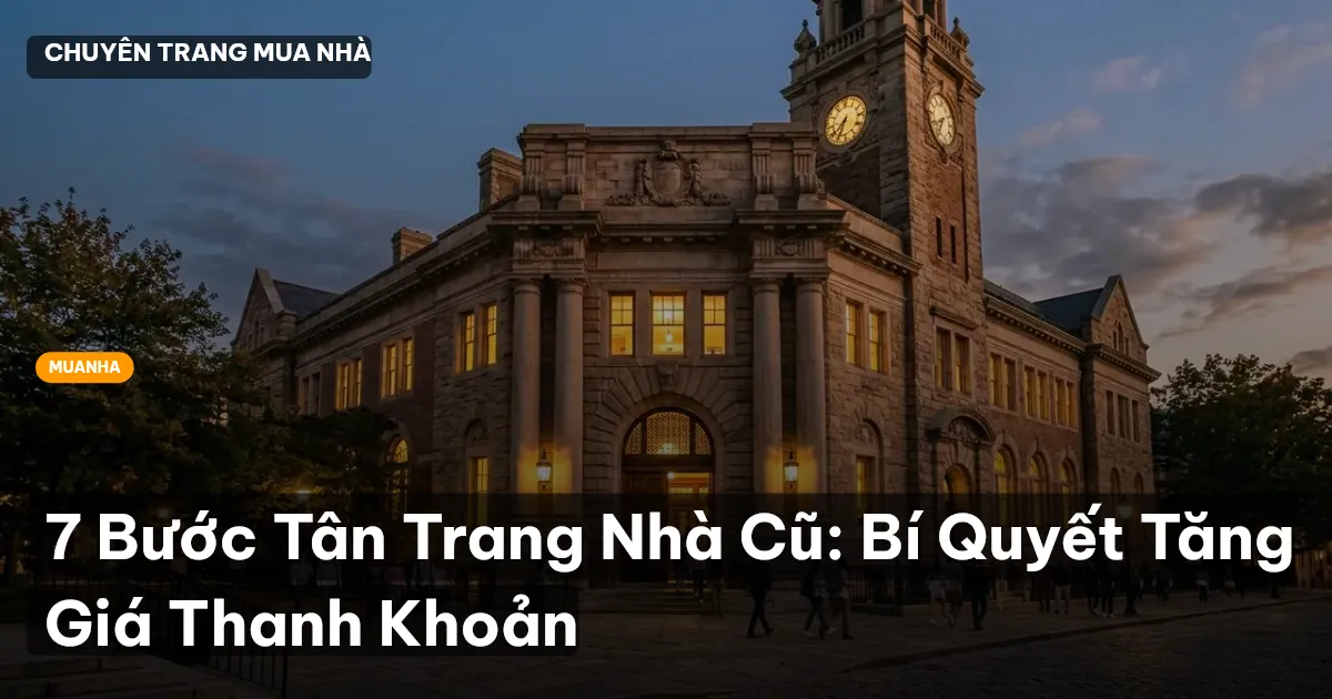 tân trang nhà cũ
