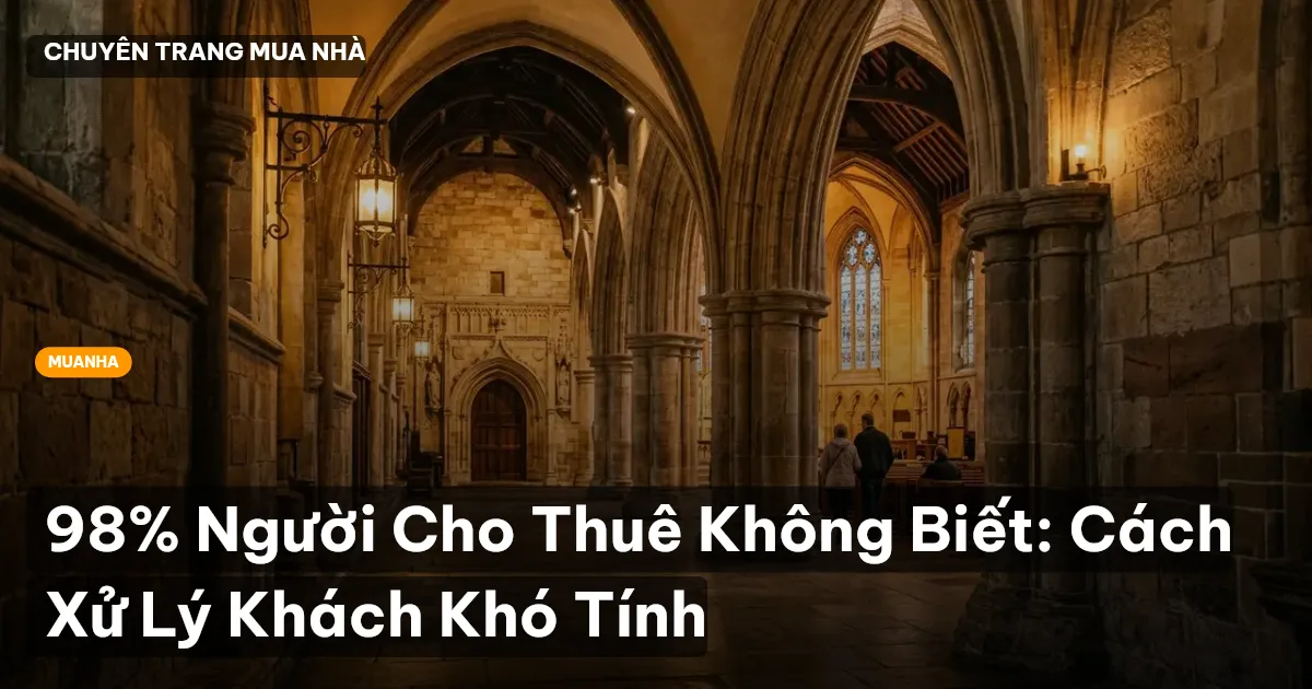 kinh nghiệm cho thuê nhà