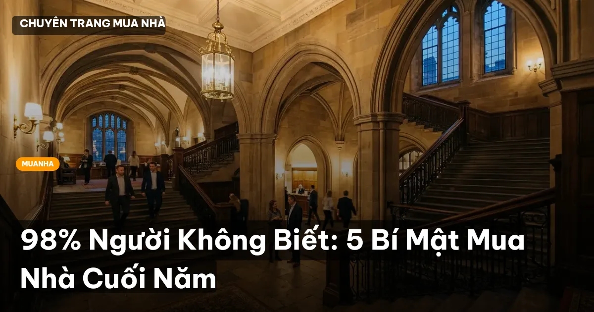 mua nhà cuối năm