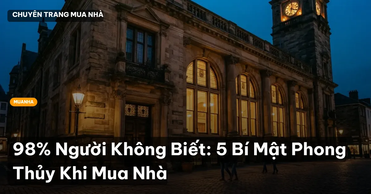phong thủy mua nhà