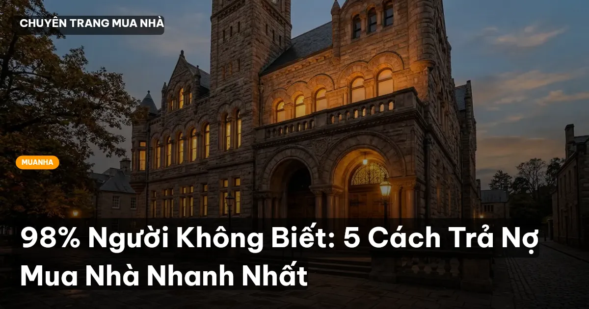 trả nợ mua nhà