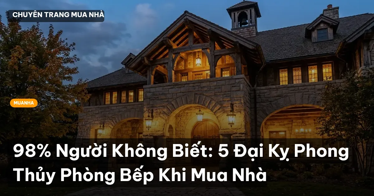phong thủy phòng bếp