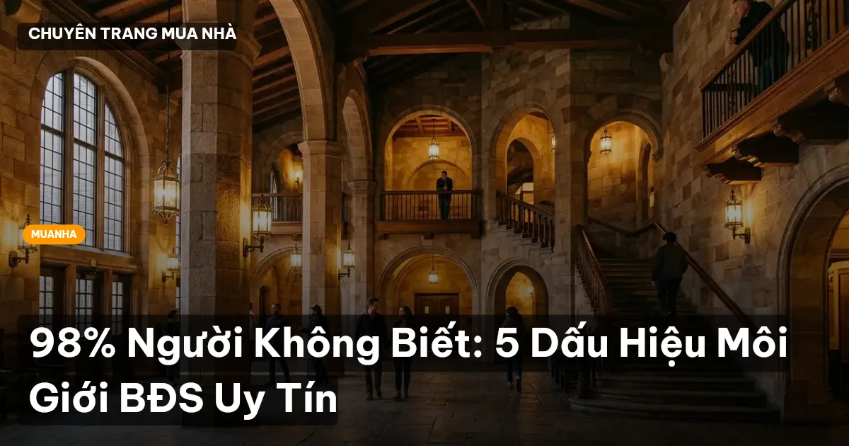 môi giới BĐS uy tín