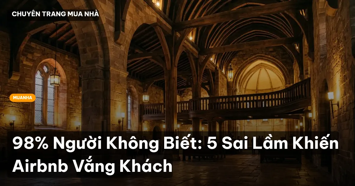 airbnb vắng khách