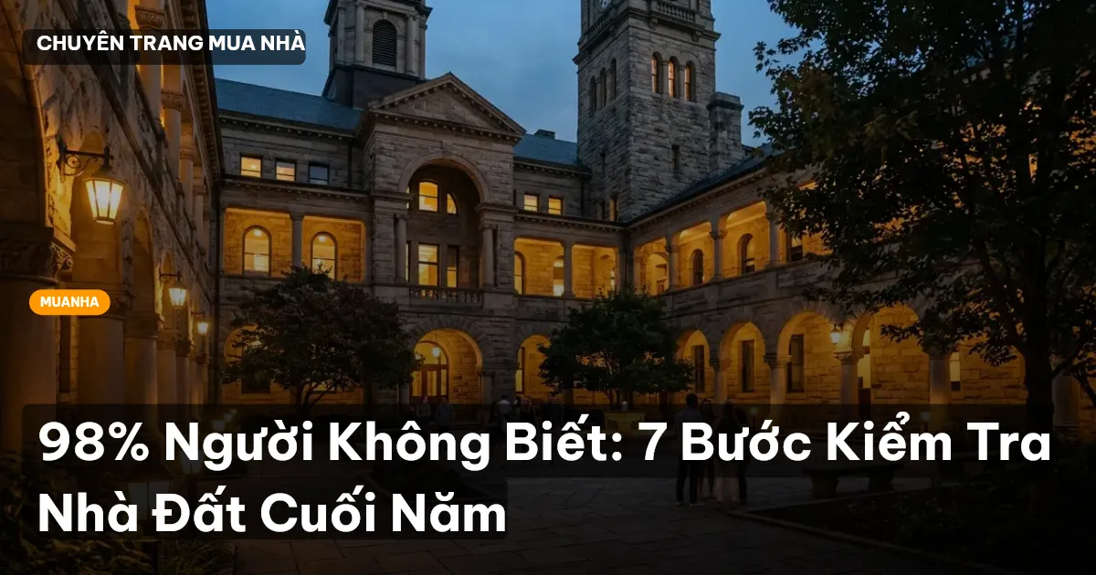 mua nhà cuối năm