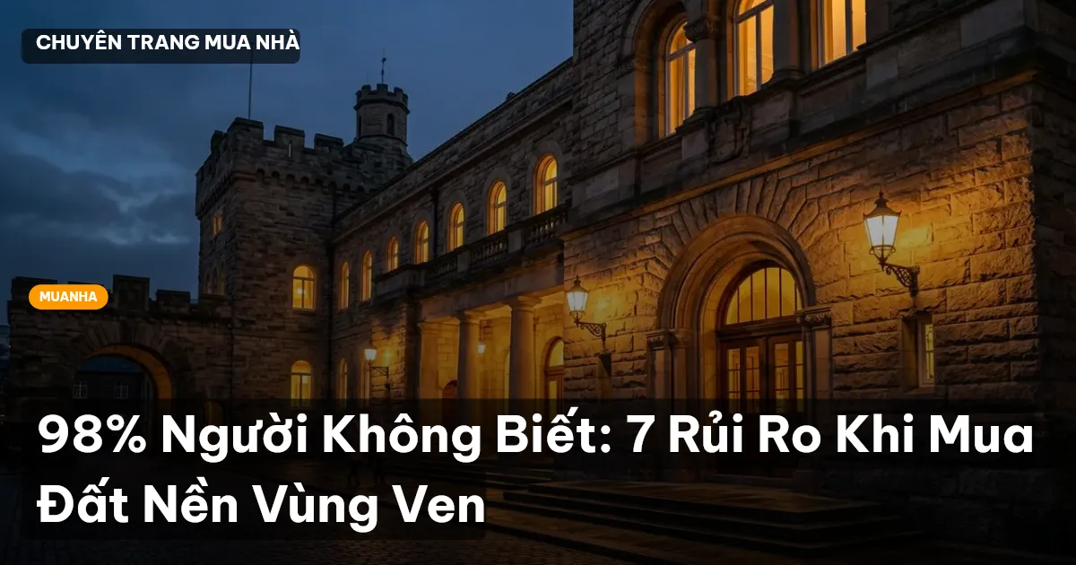 mua đất nền vùng ven