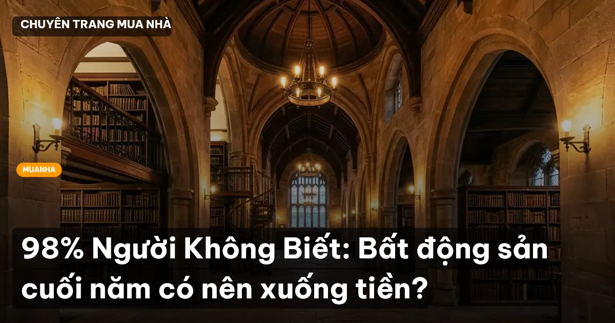 mua nhà cuối năm