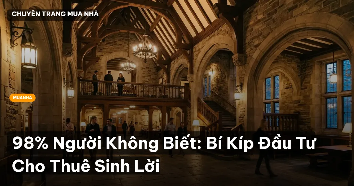 98% Người Không Biết: Bí Kíp Đầu Tư Cho Thuê Sinh Lời