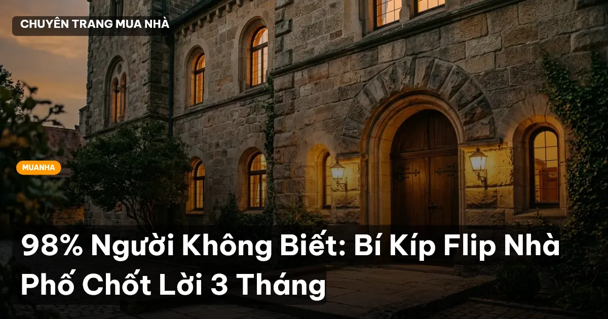 flip nhà phố
