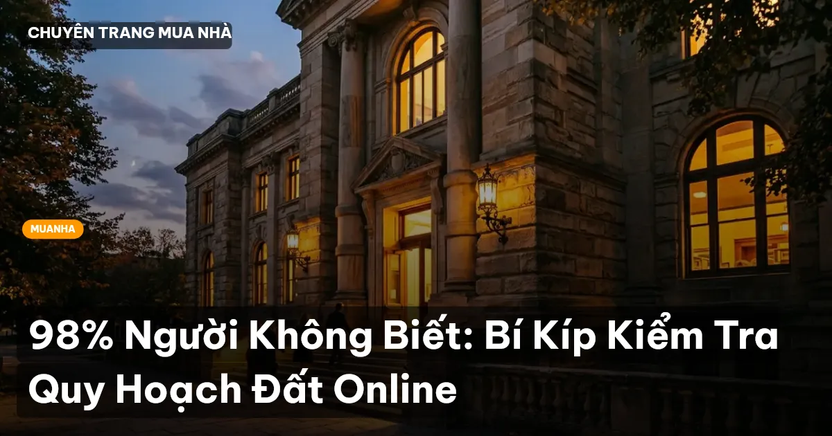 tra cứu quy hoạch