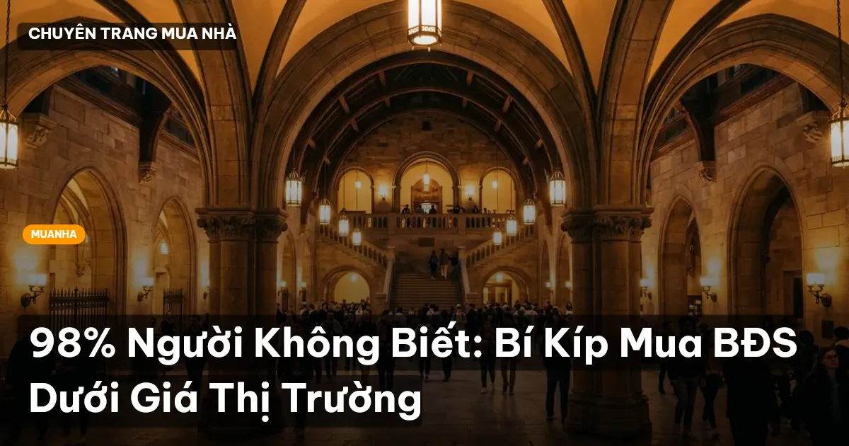 mua nhà dưới giá thị trường