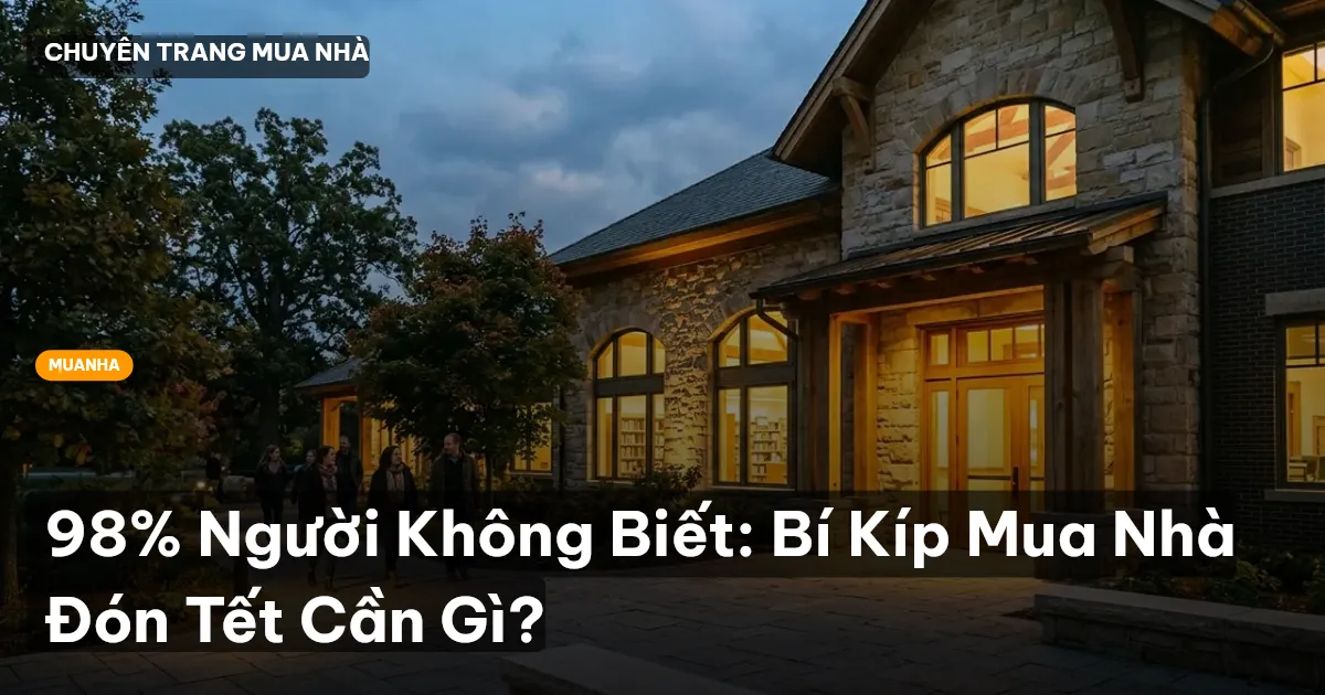mua nhà đón tết