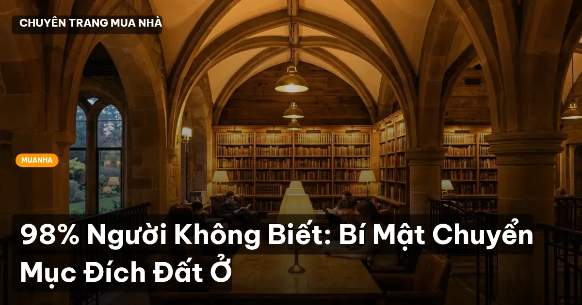 chuyển mục đích sử dụng đất