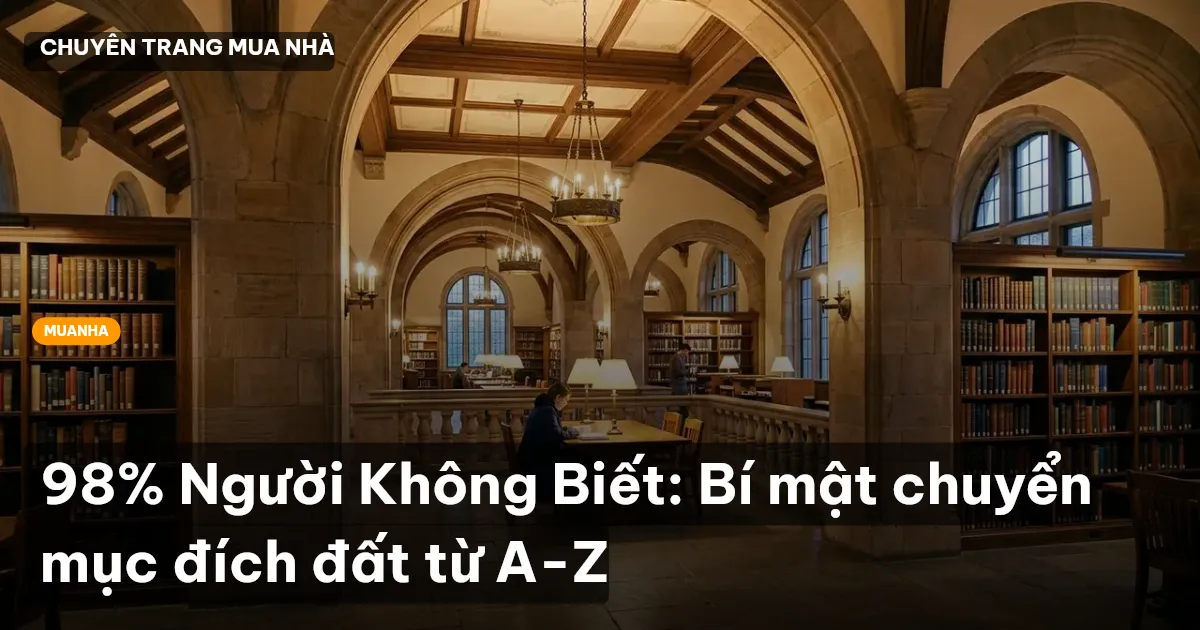chuyển mục đích sử dụng đất