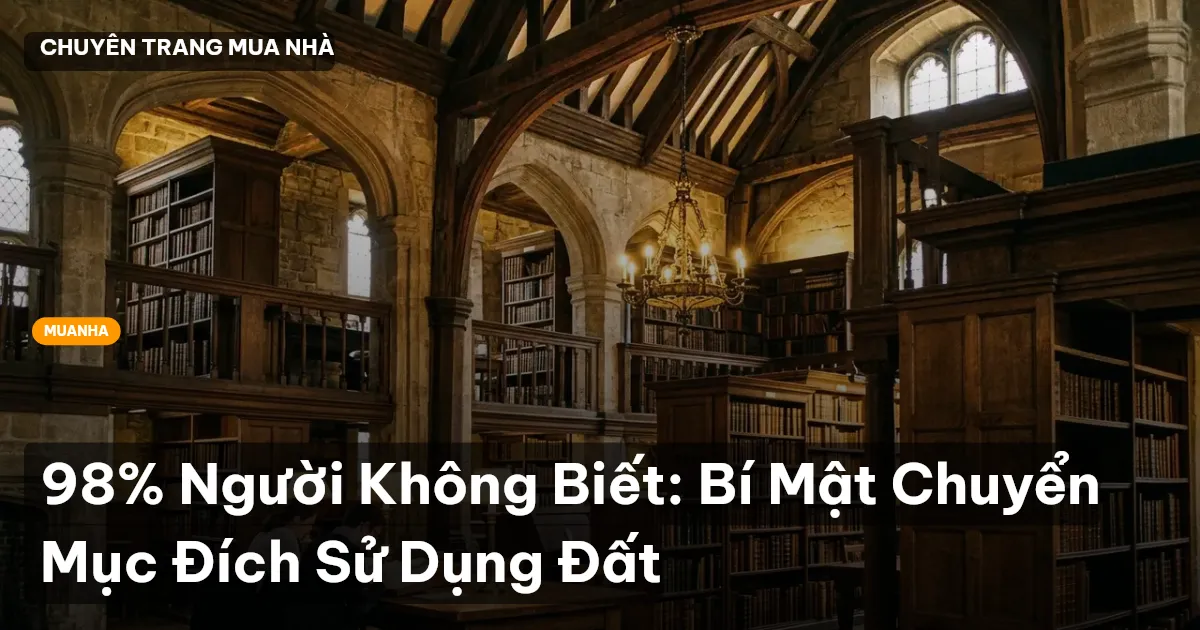 chuyển mục đích sử dụng đất