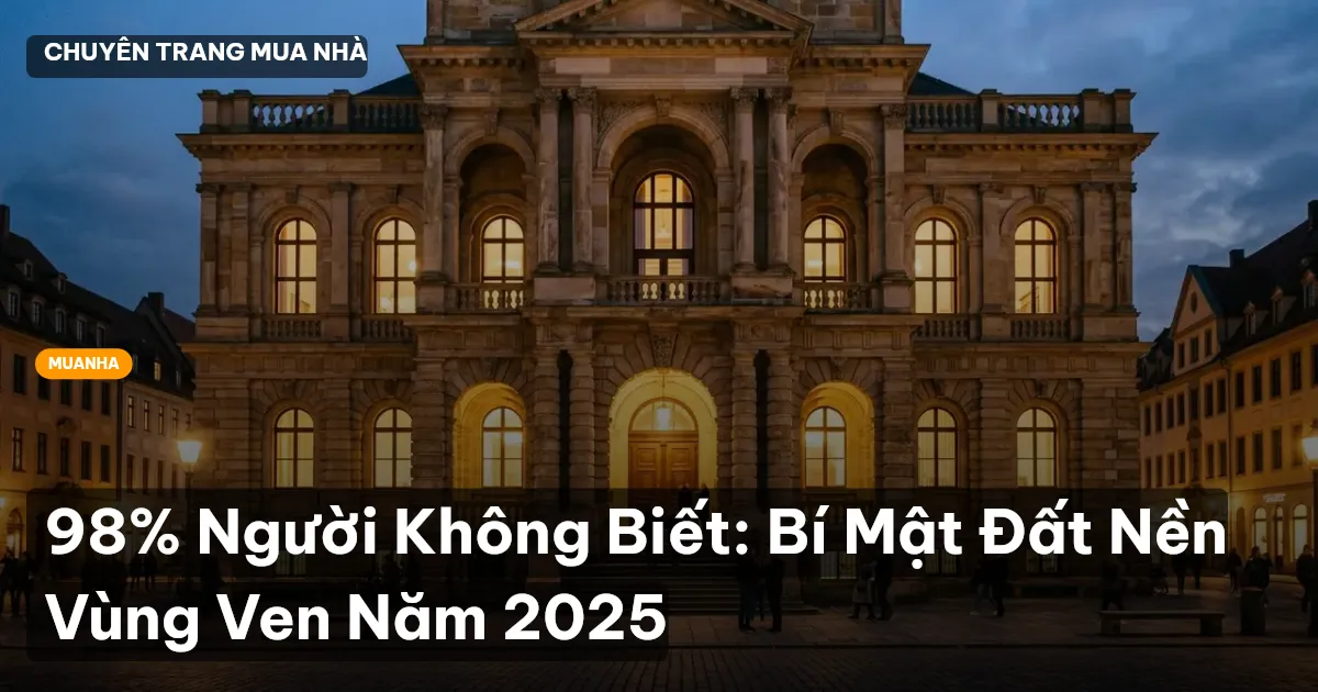 đất nền vùng ven