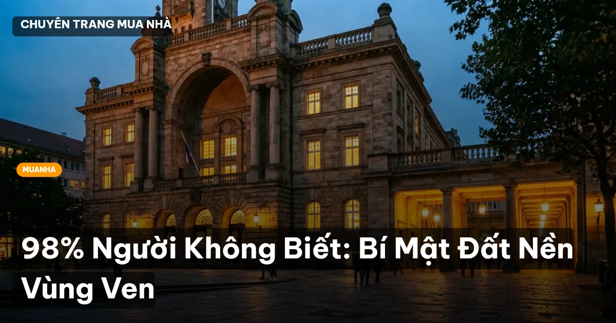đất nền vùng ven