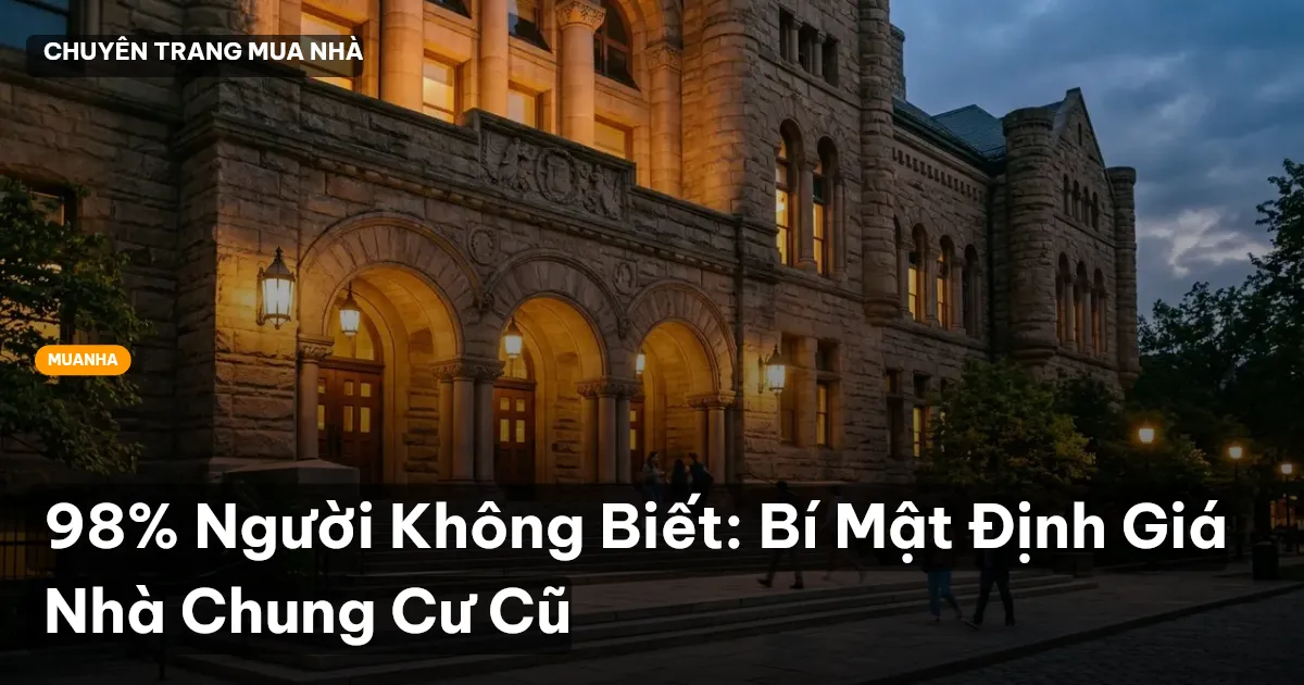 mua nhà chung cư cũ