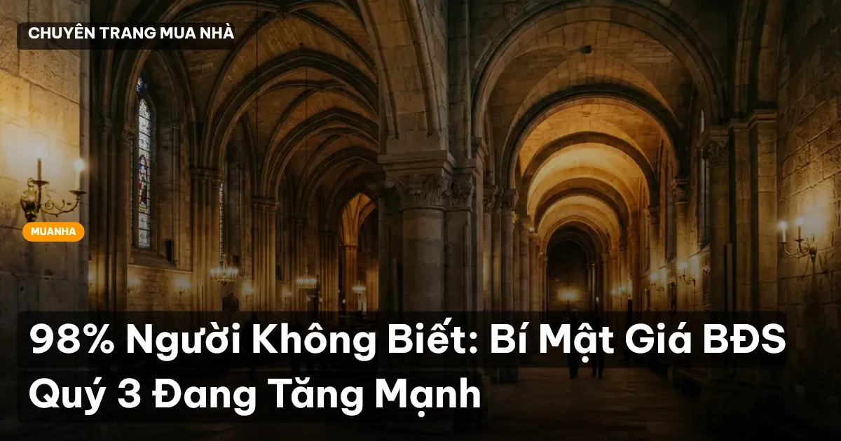 giá bất động sản quý 3