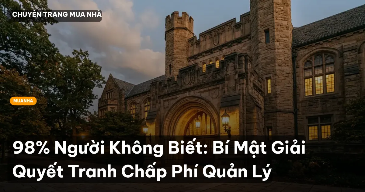 tranh chấp phí quản lý