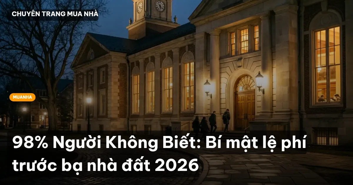 lệ phí trước bạ