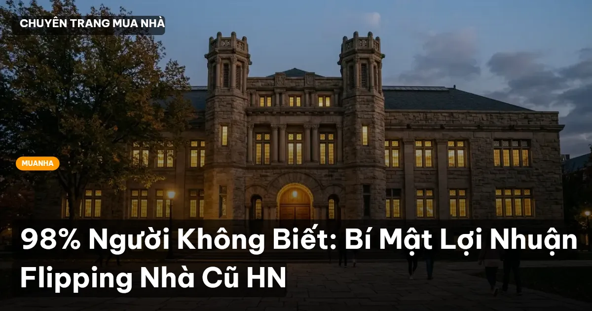 flipping nhà cũ