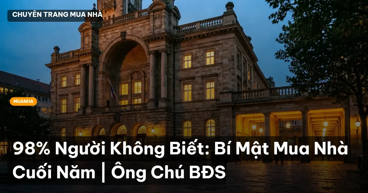 mua nhà cuối năm