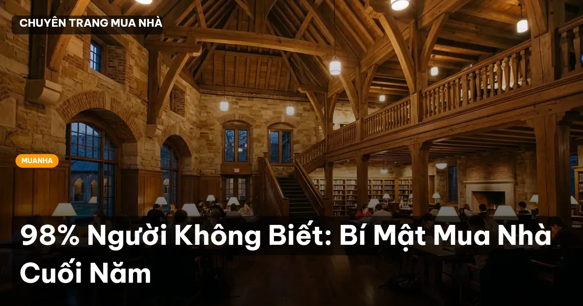mua nhà cuối năm