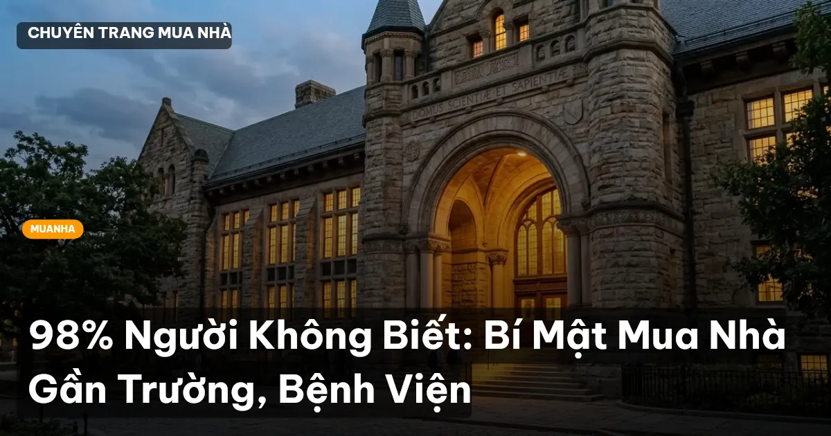 mua nhà gần trường học