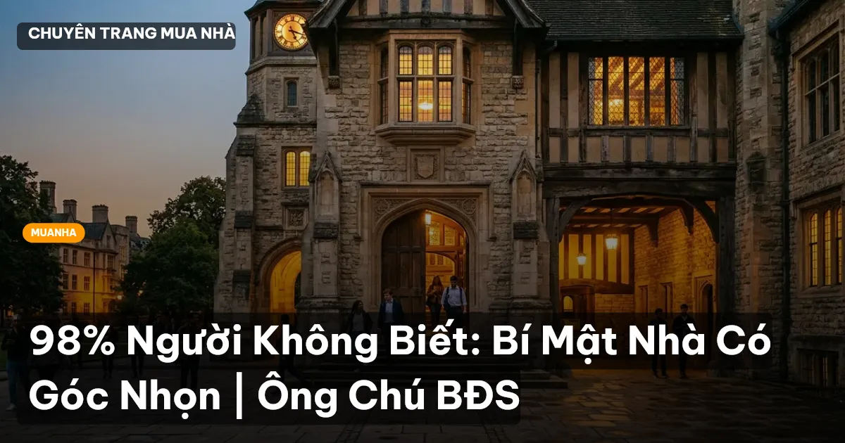 nhà có góc nhọn