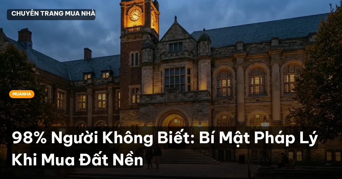 pháp lý đất nền