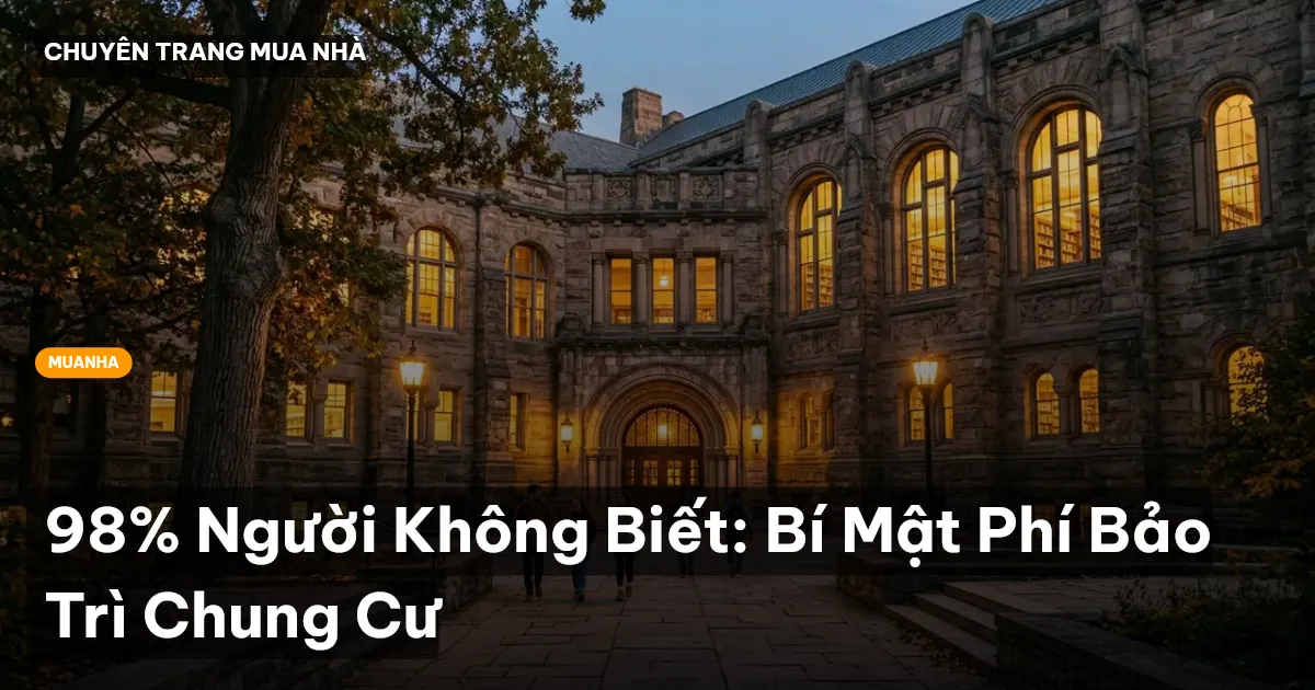 phí bảo trì chung cư