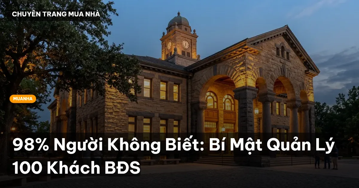 quản lý khách hàng BĐS