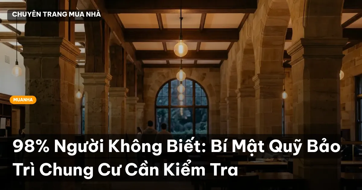 phí bảo trì chung cư