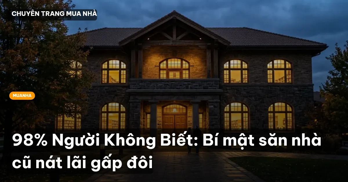 săn nhà cũ nát