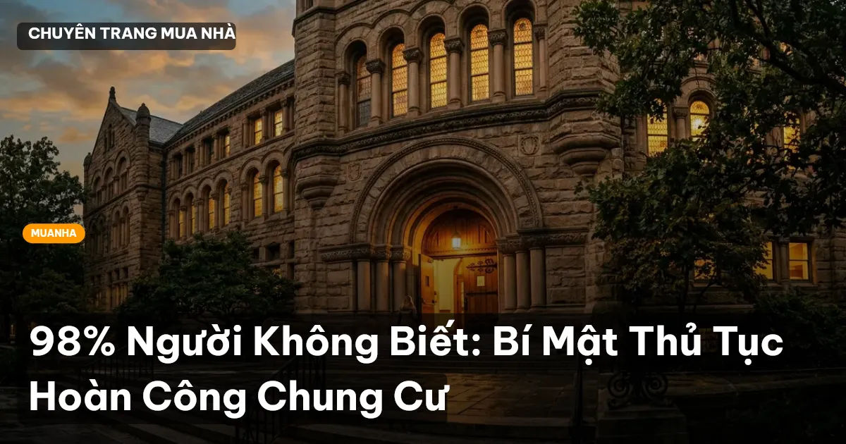 hoàn công chung cư