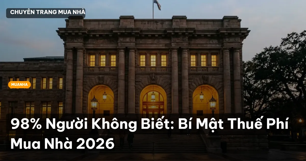 thuế phí mua nhà 2026